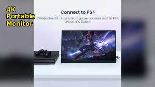 4K 17.3 Inch Portable Monitor for Gaming & Work