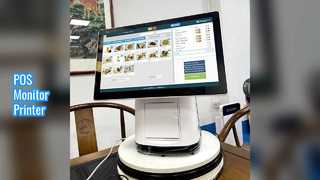 15.6 Touchscreen POS Monitor With Printer