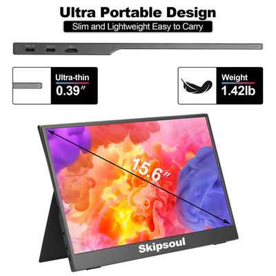 15.6 Inch 4K Industrial Monitor with Metal Shell 300cdm2 Brightness