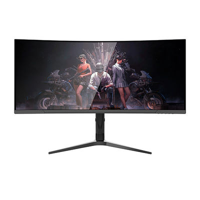3440 X 1440 34 Inch Gaming LED Monitors Curved Screen 4K 165hz Rich Interface