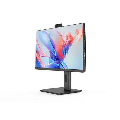 Custom 27 Inch All In One Desktop Computer DVD Fingerprint Recognition Office All-In-One PC