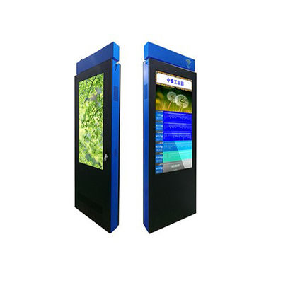 55 Inch Floor Standing 4K Advertising Digital Totem Media Player Display LCD Outdoor IP65 Digital Signage Touch Screen