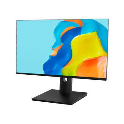 Lift And Rotate LCD LED Office Computer Monitors 23.8 24 Inch IPS Frameless Screen Monitor