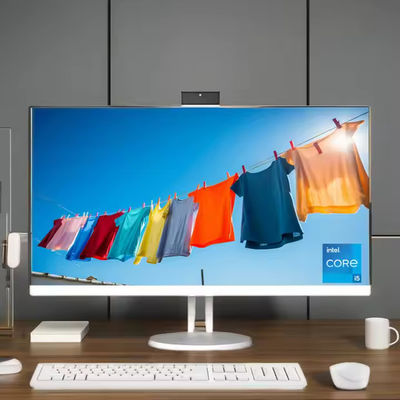 OEM All-In-One PC, 23.8 Inch FHD Display, Intel Core I3/I5/I7, 16GB RAM, 1TB SSD, Webcam, WiFi, Window10, Home/Business, White