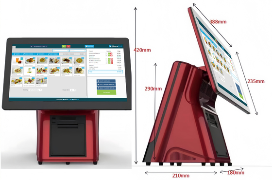 15.6inch Single Screen POS Machine Retail / Restaurant Cash Register